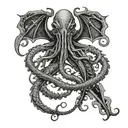 cthulhu tattoo design idea