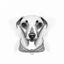 whippet tattoo design idea