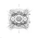 gemini sign  tattoo design idea