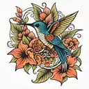eternity vietnam hummingbird tattoo design tattoo design idea