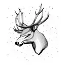 elk tracks tattoo design idea