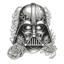 Darth Vader Helmet Kibuki Mask tattoo design idea