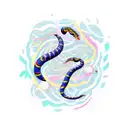 Cobra snake circle tattoo design idea