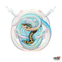 Cobra snake circle tattoo design idea