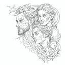 siblings, recovery, addiction  tattoo design idea