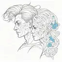 siblings, recovery, addiction  tattoo design idea