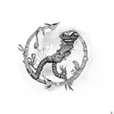 kokopelli tattoo design idea