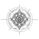 medicine wheel,turtle, salmon tattoo design idea