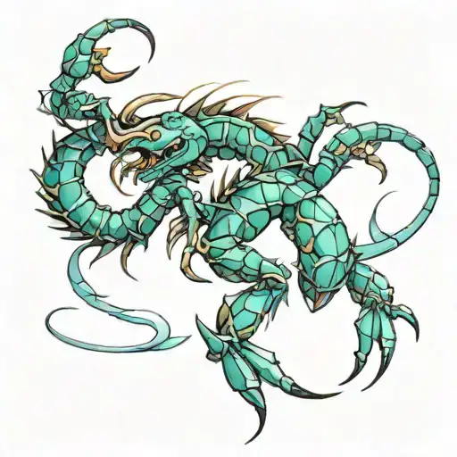 scorpio tattoo design idea