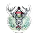 Celtic Stag tattoo design idea