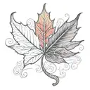 A Canadian leaf  Inside will be the German egale, the Spanish bull, and the Italy coliseum  tattoo design idea