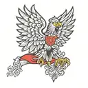 Polish Eagle tattoo design idea