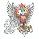 Polish Eagle tattoo design idea