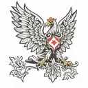Polish Eagle tattoo design idea
