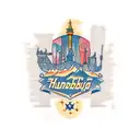 Hamburg City Skyline and logo tattoo design idea