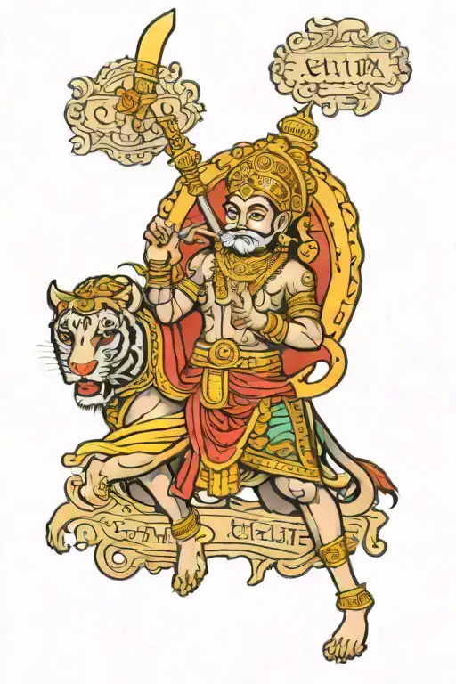 full bhagbat Gita verse quote tattoo design idea