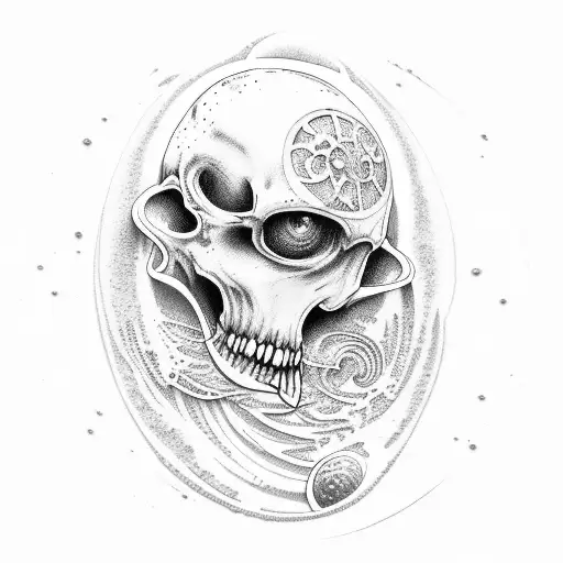 memorial for brother, Chris. waves, tribal  tattoo design idea