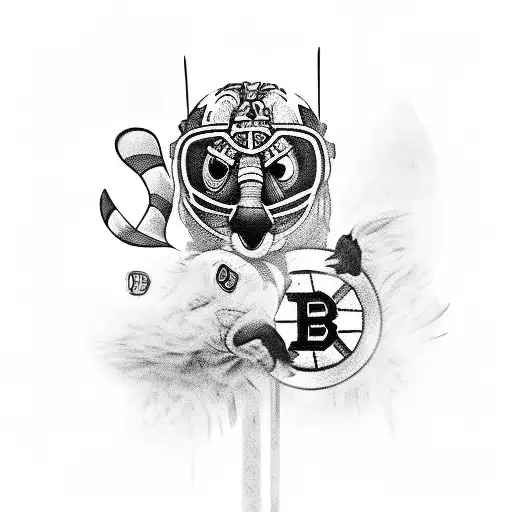 Boston Bruins Tweety Bird tattoo design idea