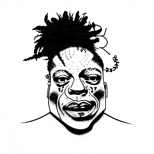 trippie redd's album Life's trip  tattoo design idea