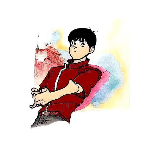 kaneda Akira anime  tattoo design idea