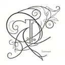 generates a minimalist tattoo combining 3 words family, strength and faith with leftovers in black tattoo design idea