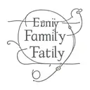 generates a minimalist tattoo of 3 words family, strength and faith with leftovers in black tattoo design idea