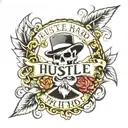 hustle hard tattoo design idea