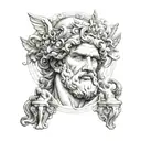 12 olympic greek gods Olympus tattoo design idea