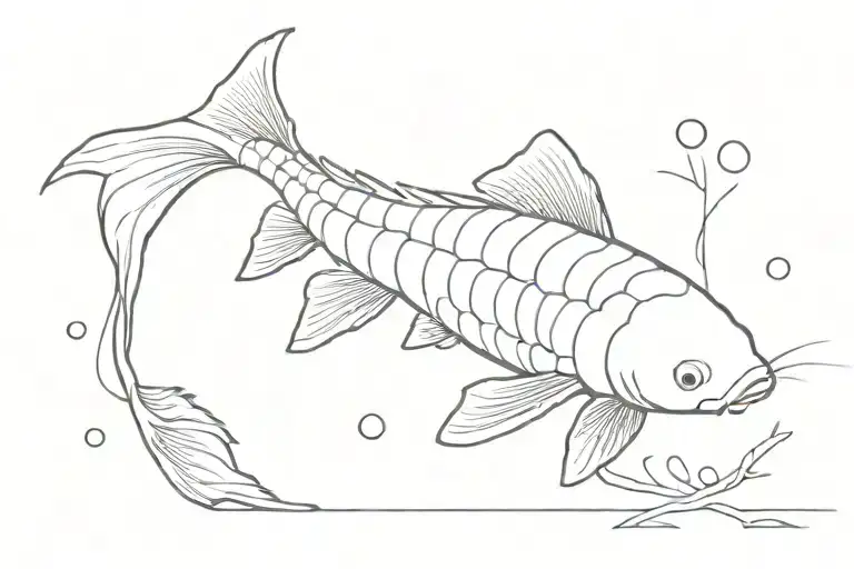 koi no yokan tattoo design idea