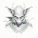 goblin wizard tattoo design idea
