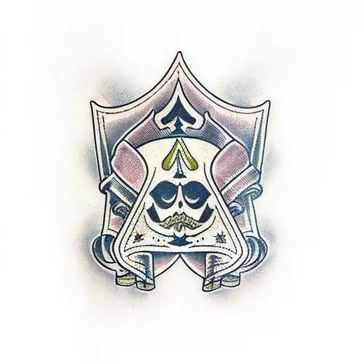 Ace of Spades tattoo design idea
