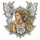 Beyonce Renaissance tattoo design idea