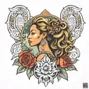 Beyonce Renaissance tattoo design idea