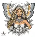 Beyonce Renaissance tattoo design idea