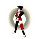 olho do sasuke rinnegan  tattoo design idea