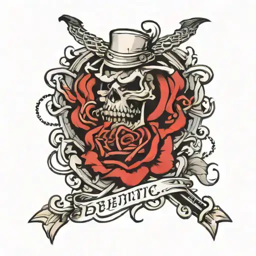 not a betting man tattoo design idea