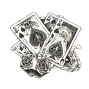 royal flush tattoo design idea