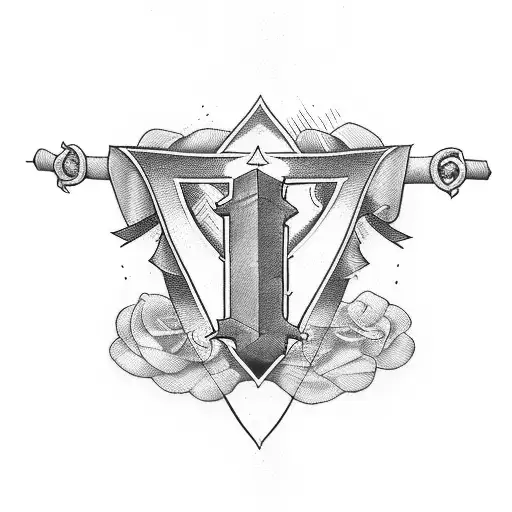 dudley sleeve with cross and my birthday tattoo design idea