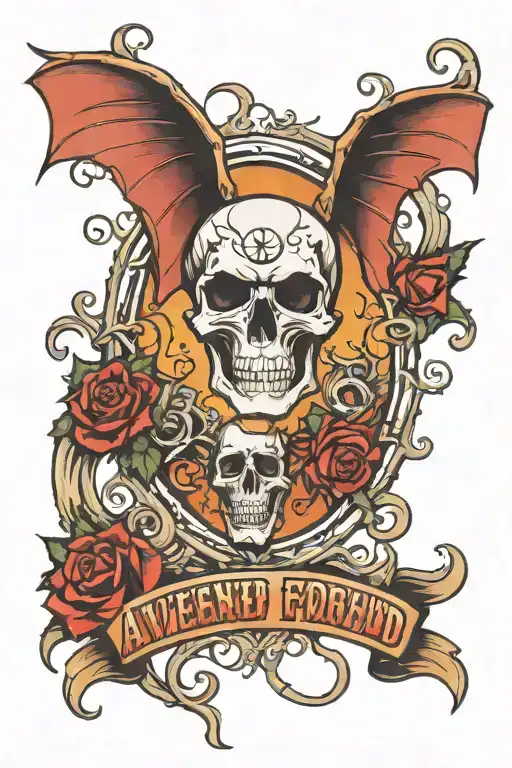 avenged sevenfold logo tattoo design idea