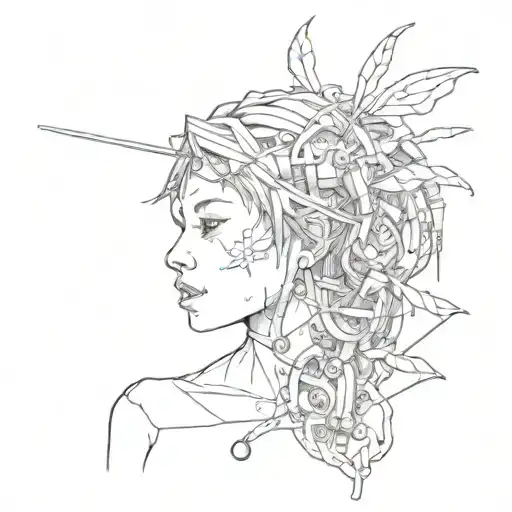 mid 90s tattoo design idea