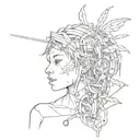 mid 90s tattoo design idea