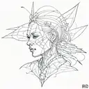 mid 90s tattoo design idea