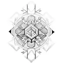 brujula con reloj y flechas tattoo design idea