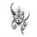 S D R N tattoo design idea