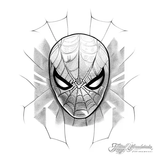 the faces of Spider-Man, all might and Optimus prime tattoo design idea