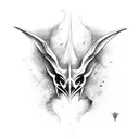 manta raya diablo tattoo design idea