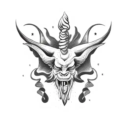 baphomet tattoo design idea