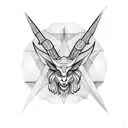 baphomet tattoo design idea