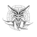 baphomet tattoo design idea