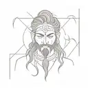 Aghori tattoo design idea